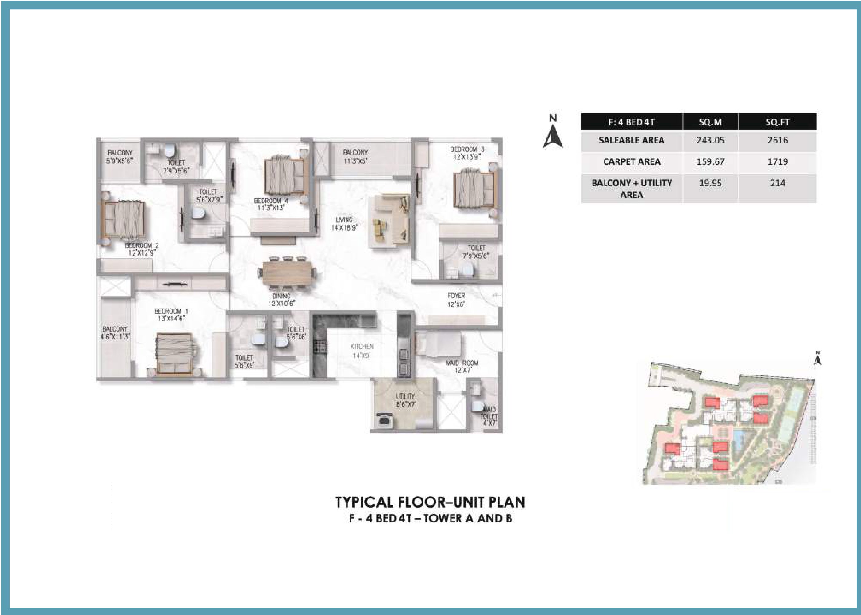 Prestige Evergreen Floor Plan